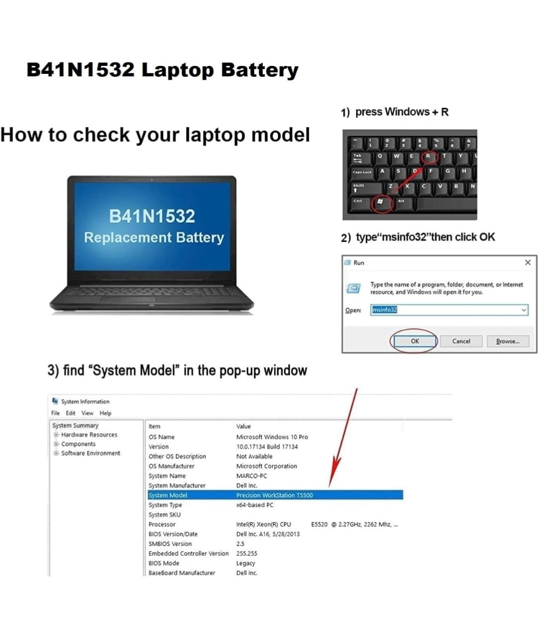 ASUS Zenbook UX560UA - B41N1532 Original Laptop Notebook Battery (1 Yr Warranty)