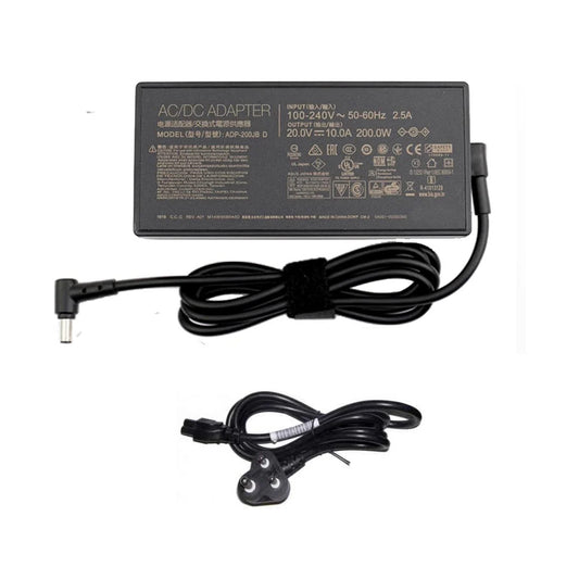 ASUS Laptop Charger 200W 20V 10A Original Adapter (5.5 mm x 2.5 mm) (1 Yr Warranty) (Power Cord Included)