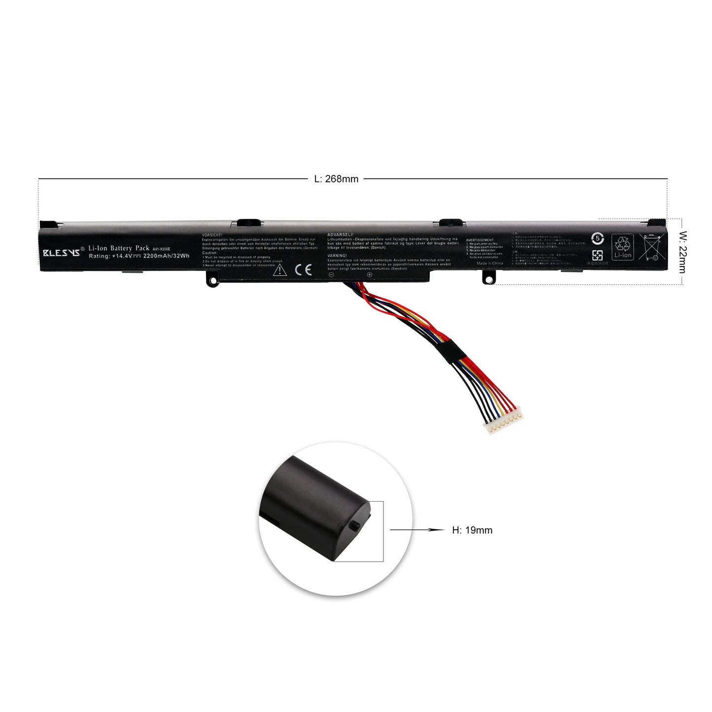 ASUS A41-X550E - A41-X550E Original Laptop Notebook Battery (1 Yr Warranty)