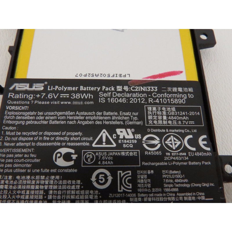 ASUS C21N1333 - C21N1333 Original Laptop Notebook Battery (1 Yr Warranty)