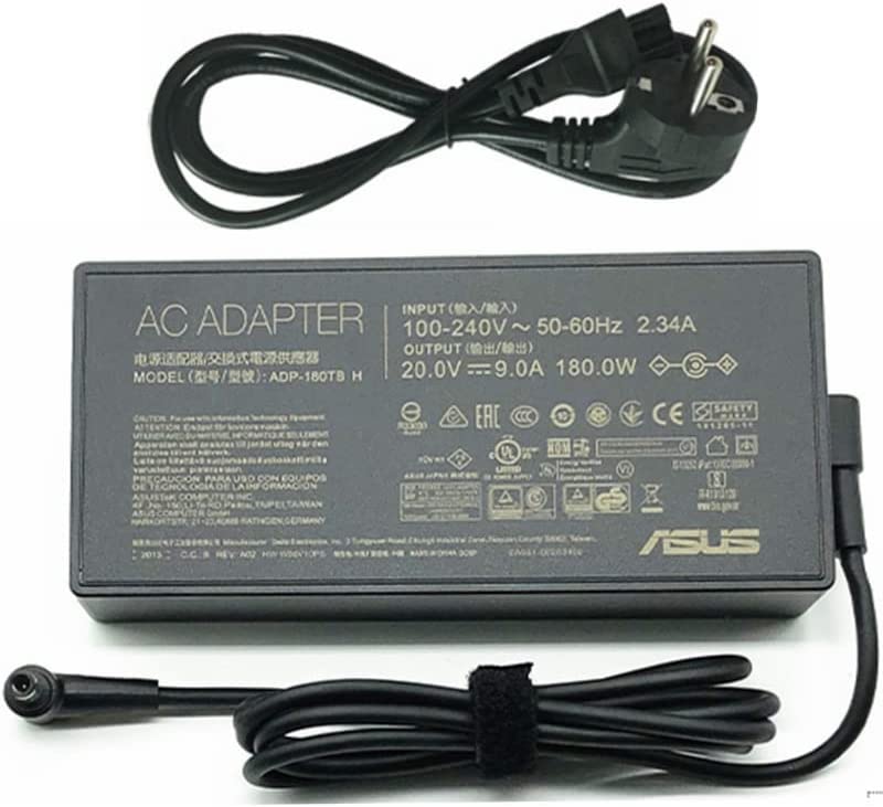 ASUS Laptop Charger 180W 20V 9A Original Adapter (4.5 mm x 3.0 mm) (1 Yr Warranty) (Power Cord Included)
