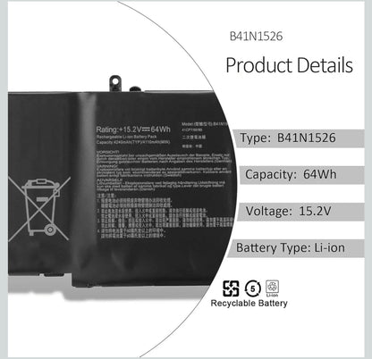 ASUS ZX60V - B41N1526 Original Laptop Notebook Battery (1 Yr Warranty)