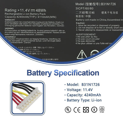 ASUS TUF A17(FA706) - B31N1726 Original Laptop Notebook Battery (1 Yr Warranty)