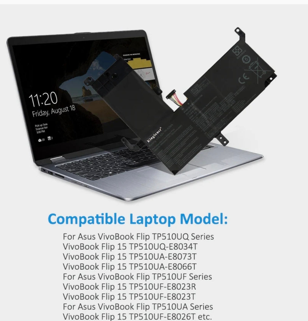 ASUS B31N1708 - B31N1708 Original Laptop Notebook Battery (1 Yr Warranty)