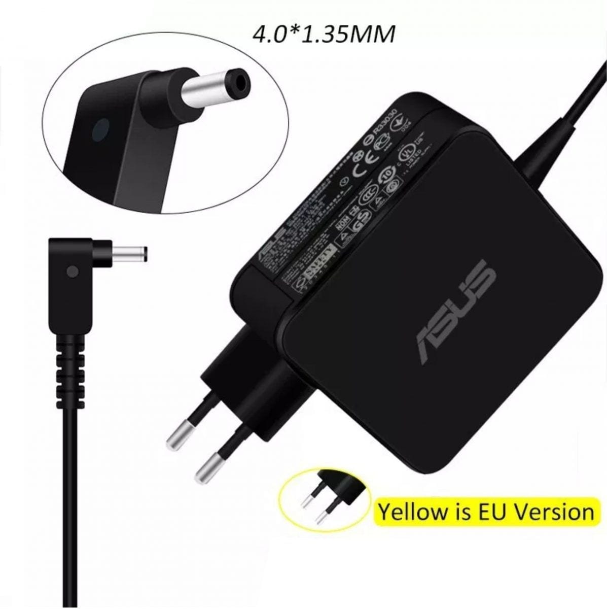 ASUS Laptop Charger 33W 19V 1.75A Original Adapter Model : Asus AD890M26 ( 4.0 mm x 1.35 mm ) (1 Yr Warranty)