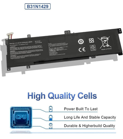 ASUS C31N1429 - C31N1429 Original Laptop Notebook Battery (1 Yr Warranty)