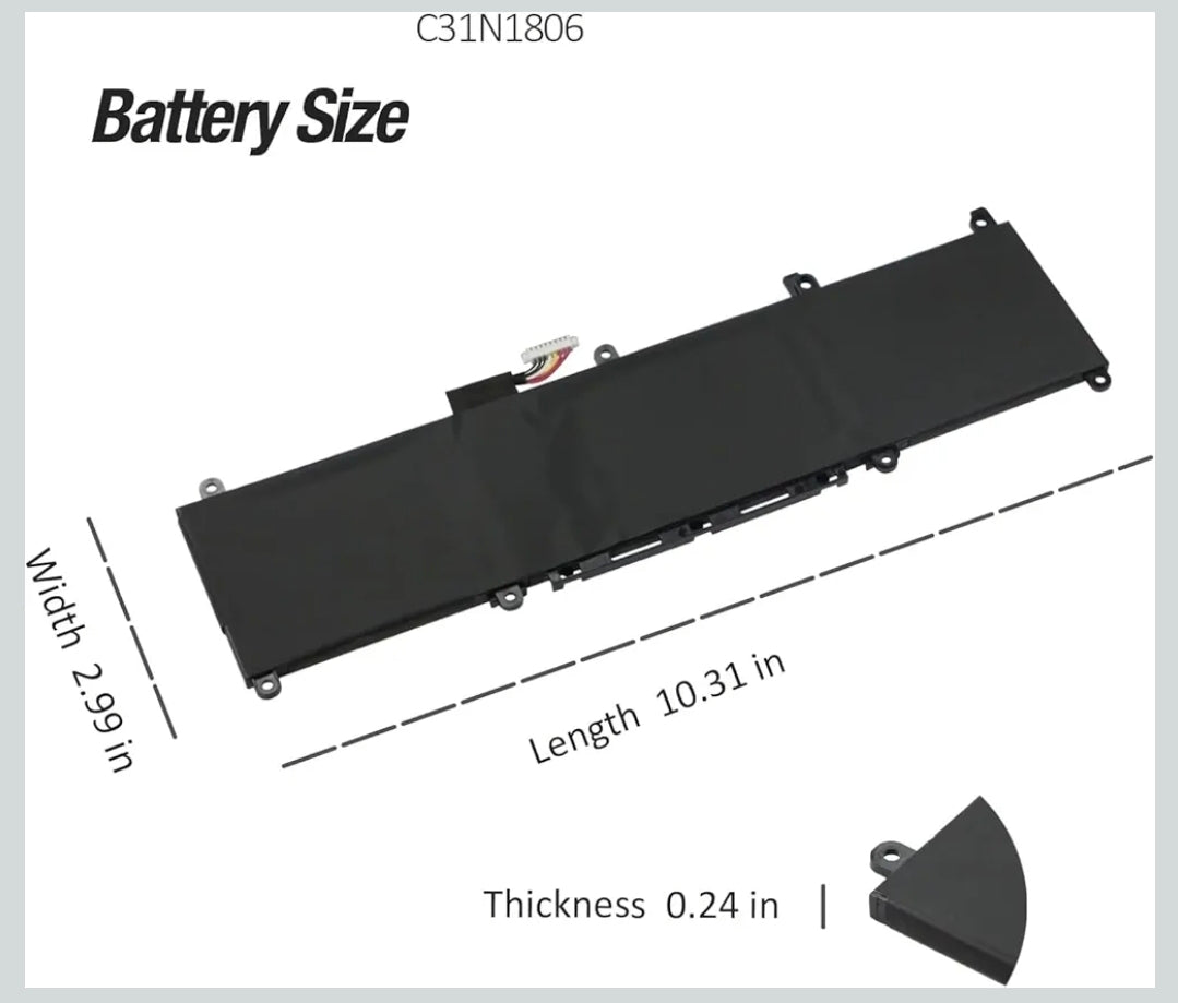 ASUS C31N1806 - C31N1806 Original Laptop Notebook Battery (1 Yr Warranty)