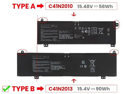 ASUS C41N2013 - C41N2013 Original Laptop Notebook Battery (1 Yr Warranty)