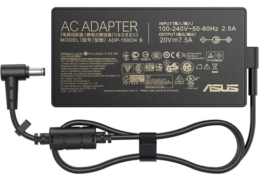 ASUS Laptop Charger 150W 20V 7.5A Original Adapter (5.5 mm x 2.5 mm ) (1 Yr Warranty) (Power Cord Included)