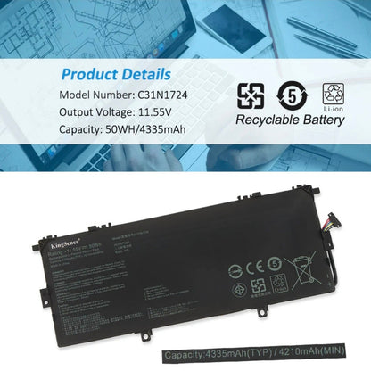 ASUS C31N1724 - C31N1724 Original Laptop Notebook Battery (1 Yr Warranty)