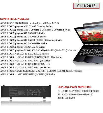 ASUS C41N2013 - C41N2013 Original Laptop Notebook Battery (1 Yr Warranty)