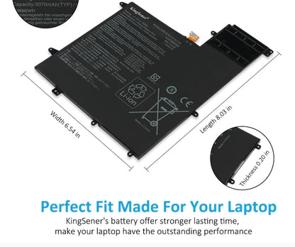 ASUS C21N1706 - C21N1706 Original Laptop Notebook Battery (1 Yr Warranty)