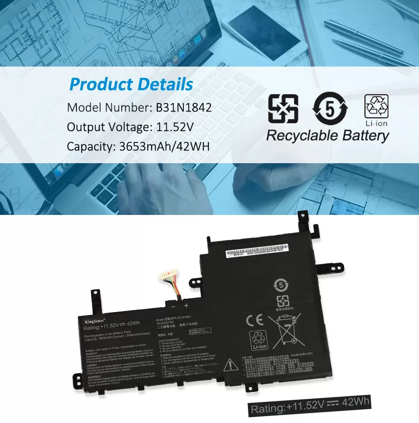 ASUS VivoBook K513EA - B31N1842 Original Laptop Notebook Battery (1 Yr Warranty)