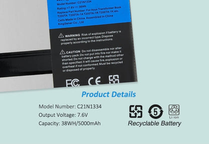 ASUS C21N1334 - C21N1334 Original Laptop Notebook Battery (1 Yr Warranty)