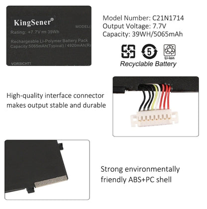 ASUS C21N1714 - C21N1714 Original Laptop Notebook Battery (1 Yr Warranty)