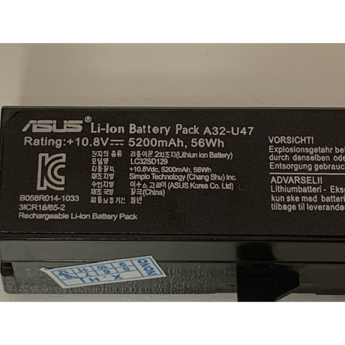 ASUS A32-U47 - A42-U47 Original Laptop Notebook Battery (1 Yr Warranty)