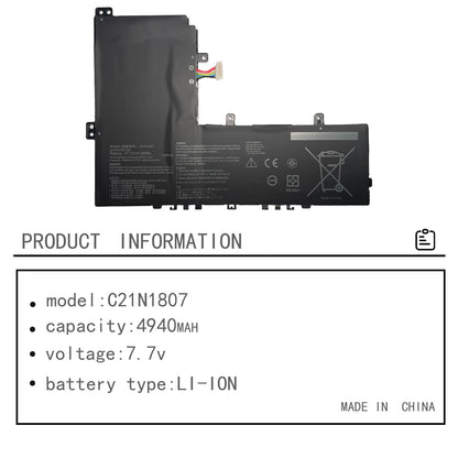 ASUS C21N1807 - C21N1807 Original Laptop Notebook Battery (1 Yr Warranty)
