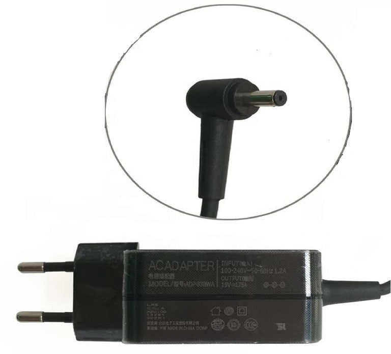 ASUS Laptop Charger 33W 19V 1.75A Original Adapter Model : Asus AD890M26 ( 4.0 mm x 1.35 mm ) (1 Yr Warranty)