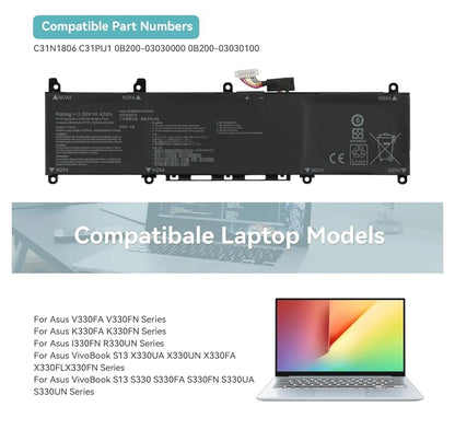 ASUS C31N1806 - C31N1806 Original Laptop Notebook Battery (1 Yr Warranty)