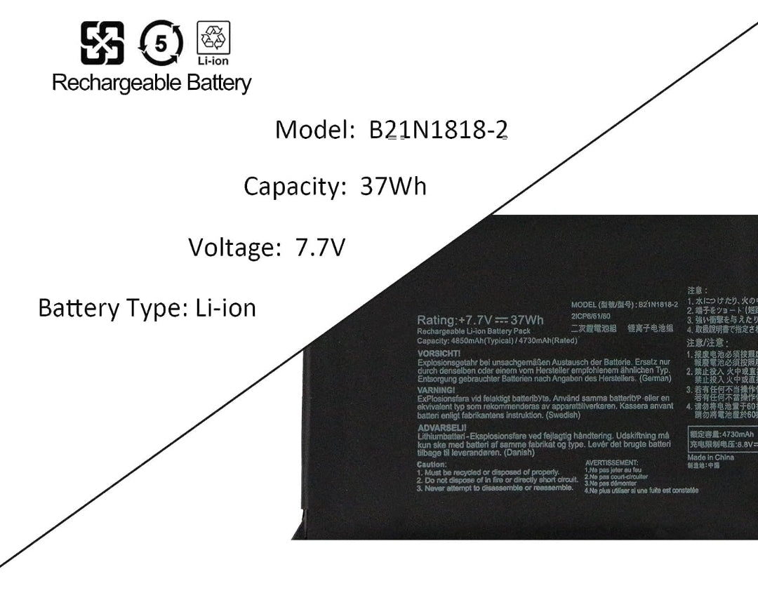 ASUS 0B200-03280700 - C21N1818-2 Original Laptop Notebook Battery (1 Yr Warranty)