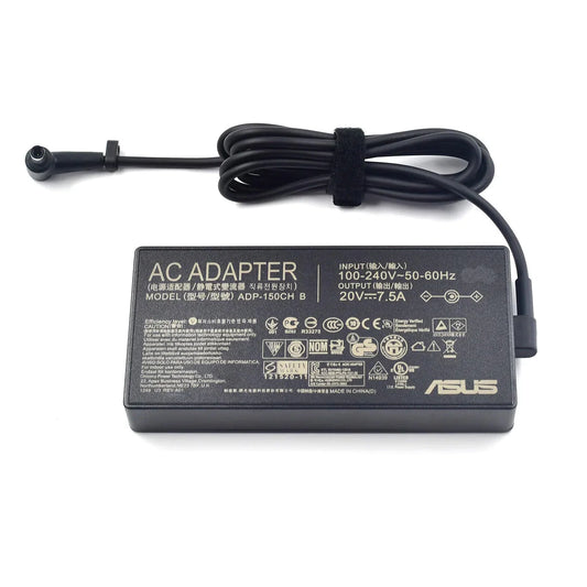 ASUS Laptop Charger 150W 20V 7.5A Original Adapter (6.0 mm x 3.7 mm) (1 Yr Warranty) (Power Cord Included) Model : A18-150P1A