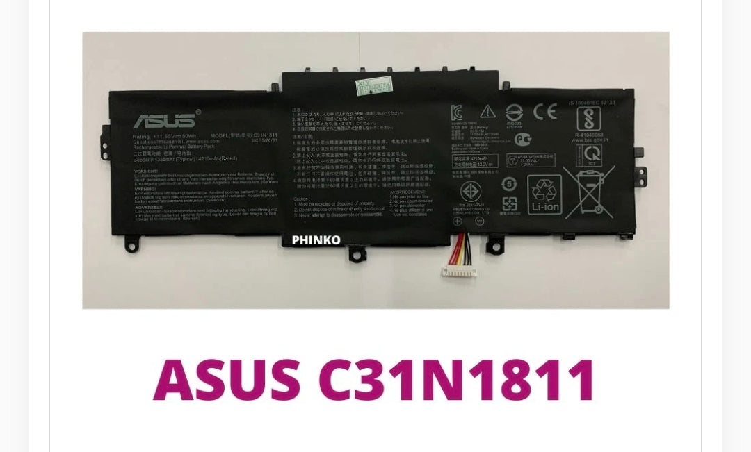 ASUS C31N1811 - C31N1811 Original Laptop Notebook Battery (1 Yr Warranty)