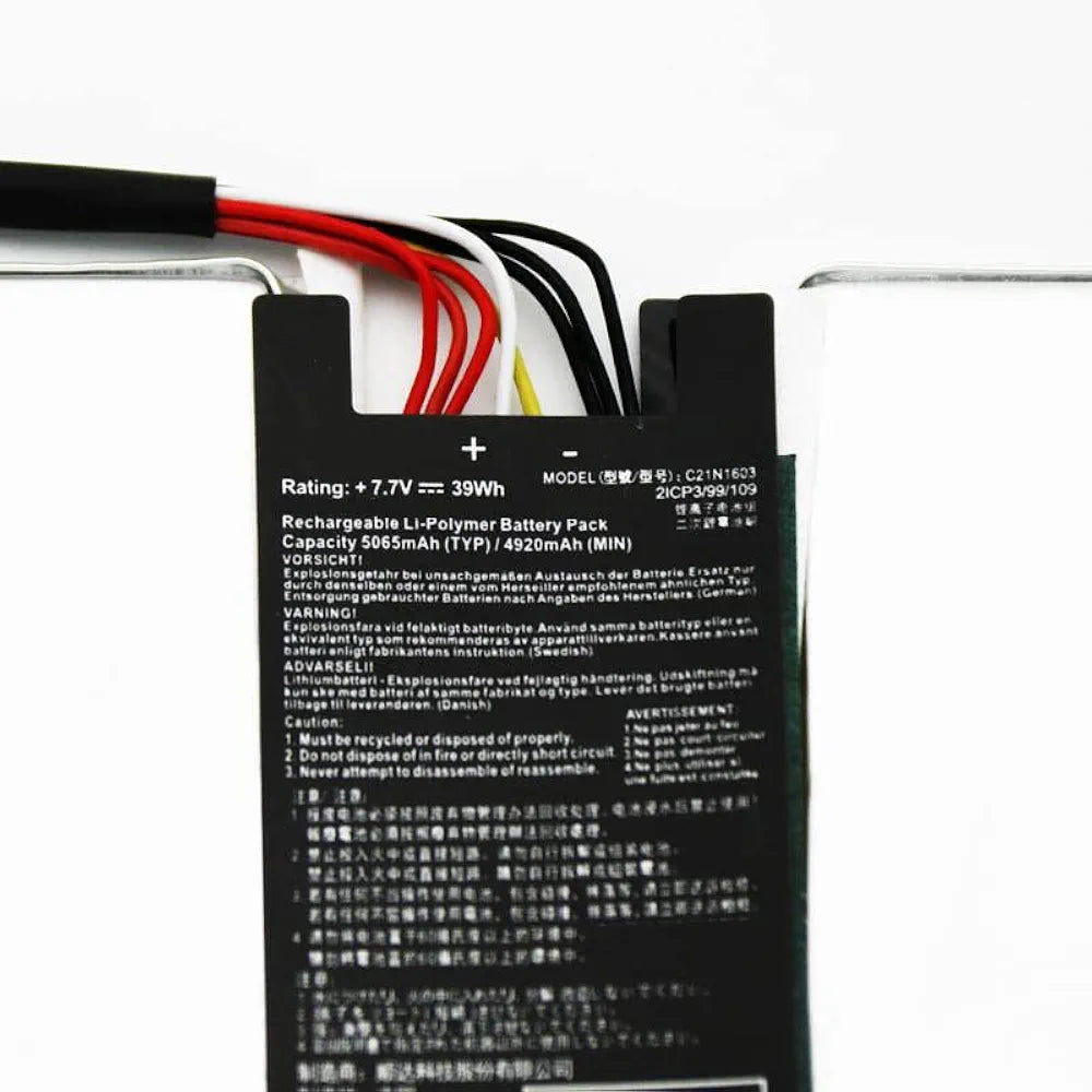 ASUS C21N1603 - C21N1603 Original Laptop Notebook Battery (1 Yr Warranty)