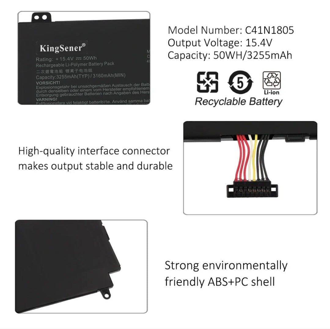 ASUS Zephyrus S GX531GX - C41N1805 Original Laptop Notebook Battery (1 Yr Warranty)