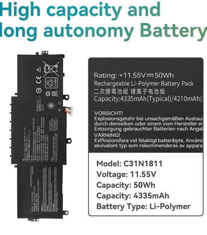 ASUS C31N1811 - C31N1811 Original Laptop Notebook Battery (1 Yr Warranty)