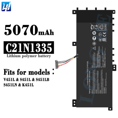ASUS C21N1408 - C21N1408 Original Laptop Notebook Battery (1 Yr Warranty)