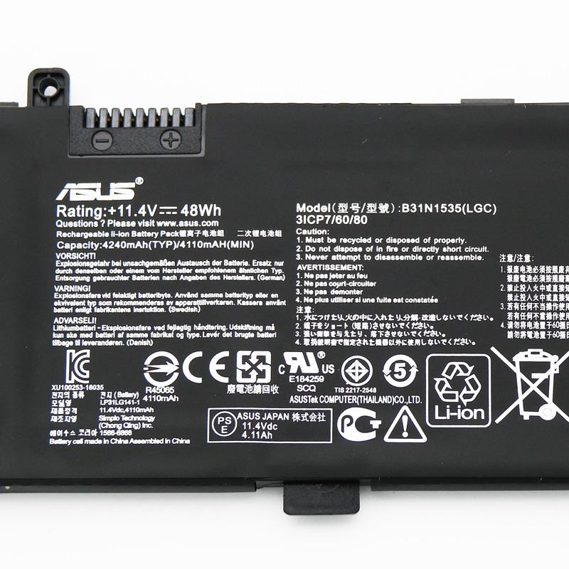 ASUS B31N1535 - B31N1535 Original Laptop Notebook Battery (1 Yr Warranty)