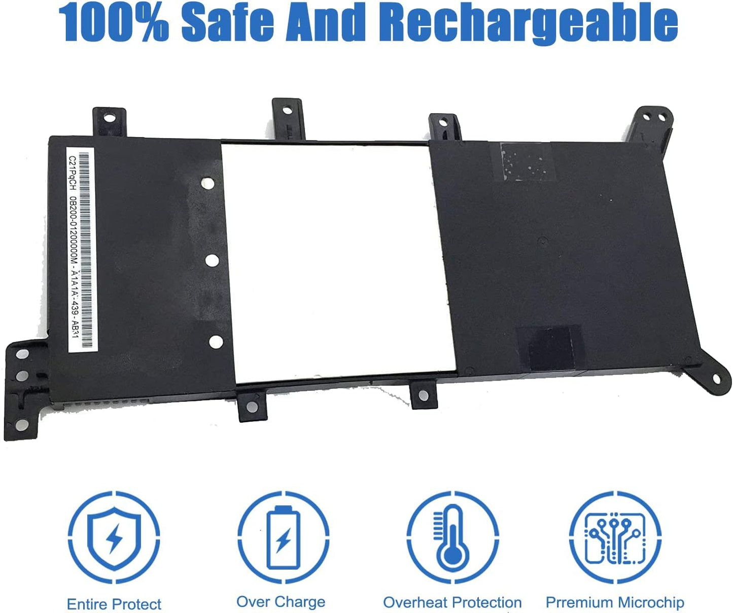 ASUS C21N1408 - C21N1408 Original Laptop Notebook Battery (1 Yr Warranty)