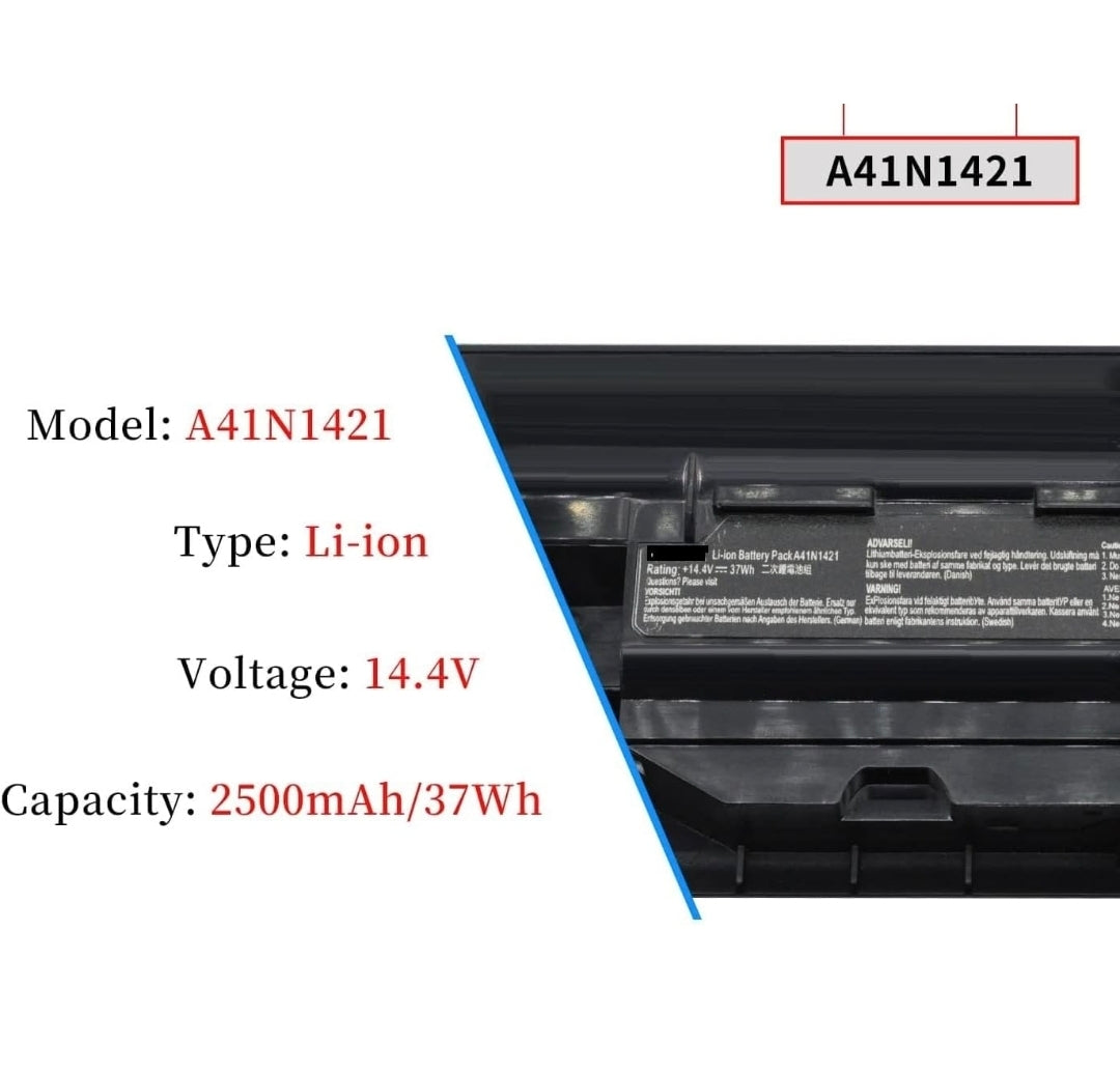 ASUS A41N1421 - A41N1421 Original Laptop Notebook Battery (1 Yr Warranty)