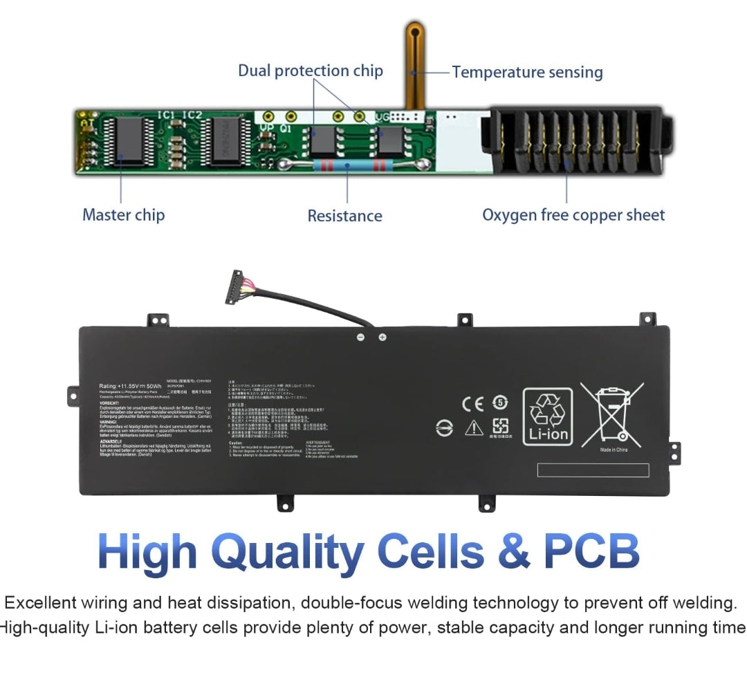 ASUS C31N1831 - C31N1831 Original Laptop Notebook Battery (1 Yr Warranty)