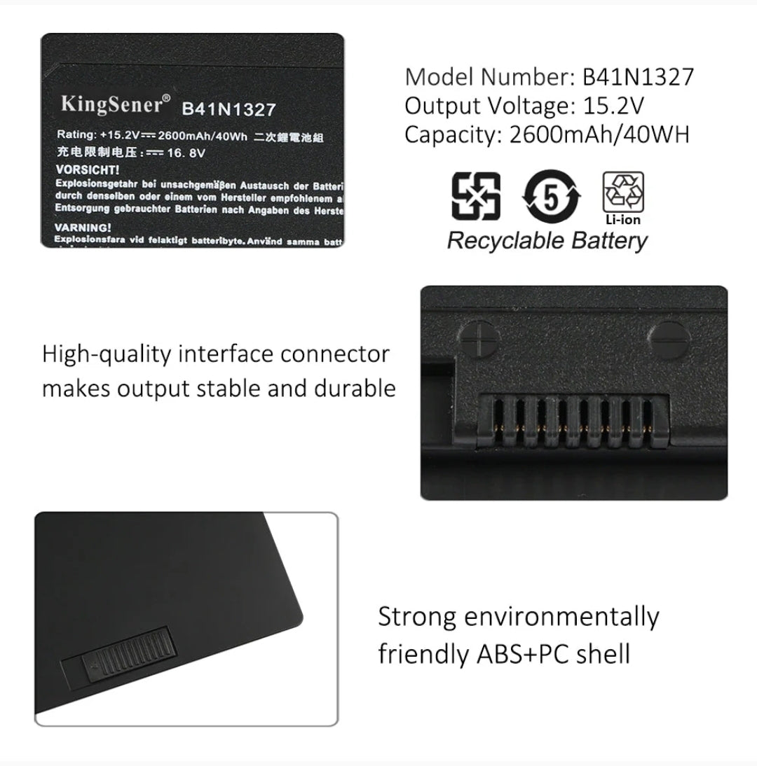 ASUS B41N1327 - B41N1327 Original Laptop Notebook Battery (1 Yr Warranty)