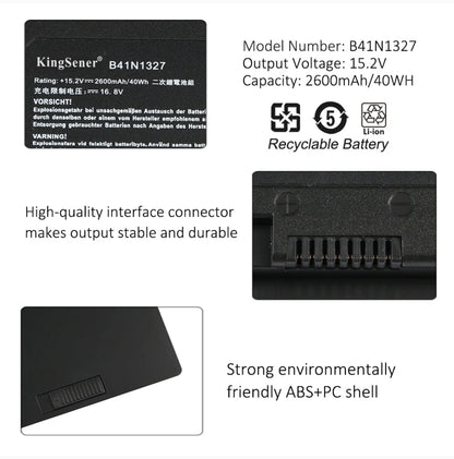 ASUS B41N1327 - B41N1327 Original Laptop Notebook Battery (1 Yr Warranty)