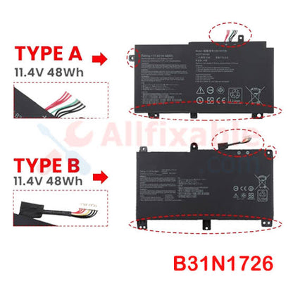 ASUS TUF A17(FA706) - B31N1726 Original Laptop Notebook Battery (1 Yr Warranty)