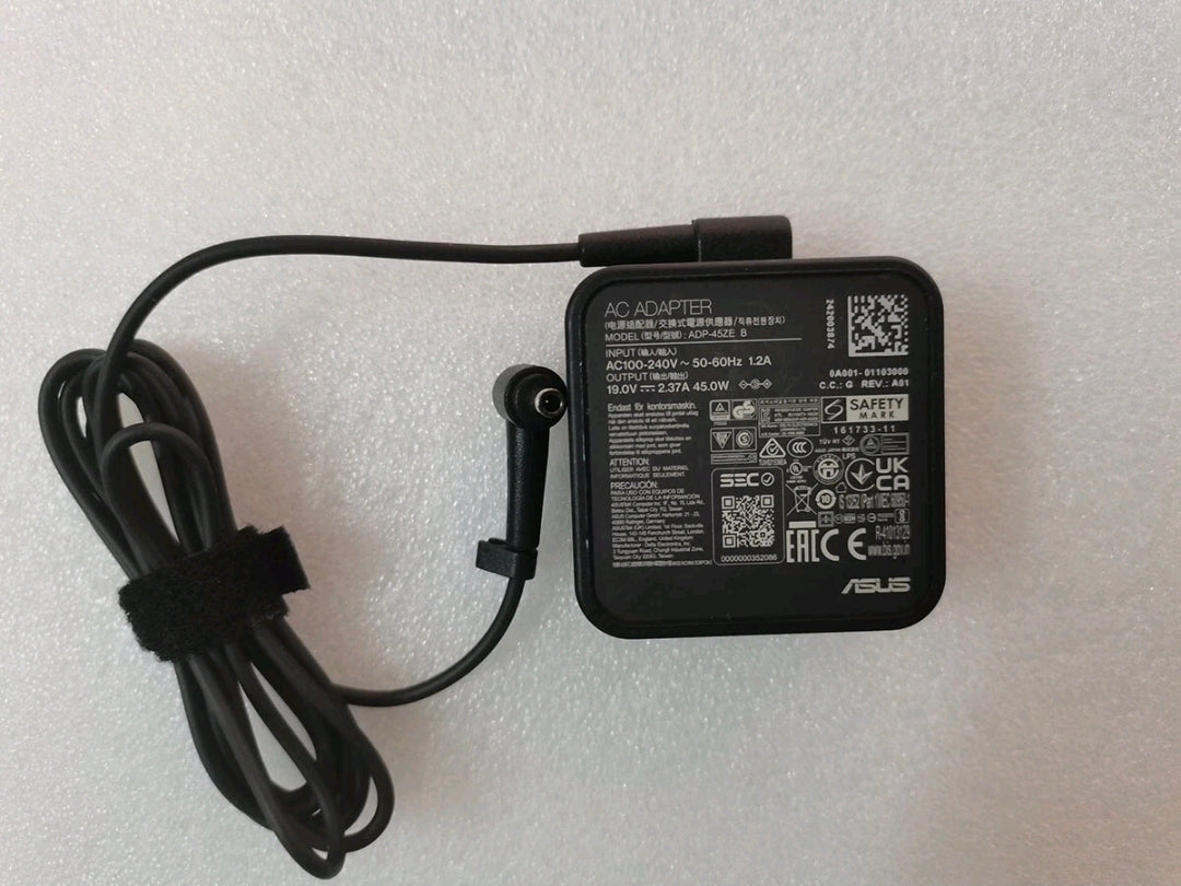 ASUS Laptop Charger 45W 19V 2.37A Original Adapter Model No: A540LA (4.5 mm x 3.0 mm) (1 Yr Warranty) (Power Cord Included)