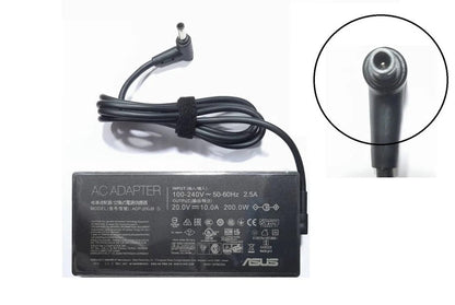 ASUS Laptop Charger 200W 20V 10A Original Adapter (6.0 mm x 3.7 mm) (1 Yr Warranty) (Power Cord Included)