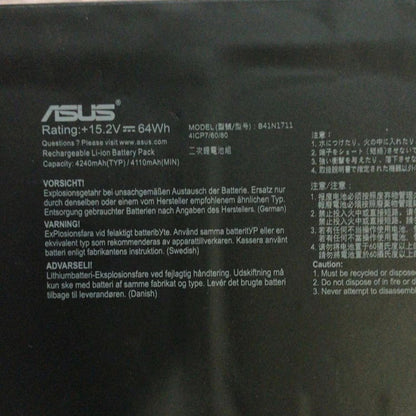 ASUS ZX63VD7300 - B41N1711 Original Laptop Notebook Battery (1 Yr Warranty)