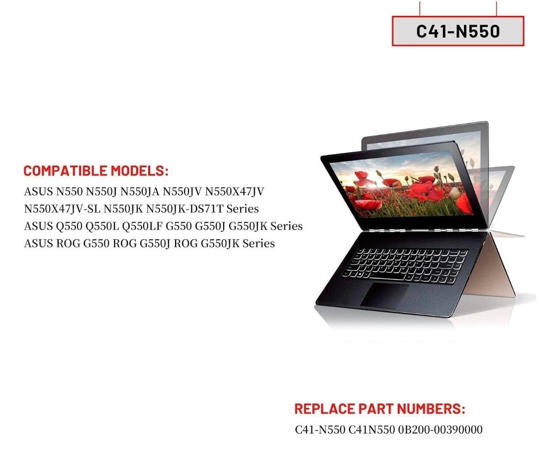 ASUS C41-N550 - C41-N550 Original Laptop Notebook Battery (1 Yr Warranty)