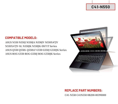 ASUS C41-N550 - C41-N550 Original Laptop Notebook Battery (1 Yr Warranty)