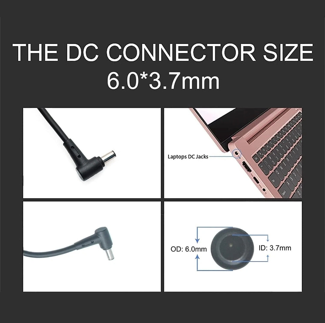 ASUS Laptop Charger 180W 20V 9A Original Adapter (6.0 mm x 3.7 mm) (1 Yr Warranty) (Power Cord Included)  Model : ADP-180TB H