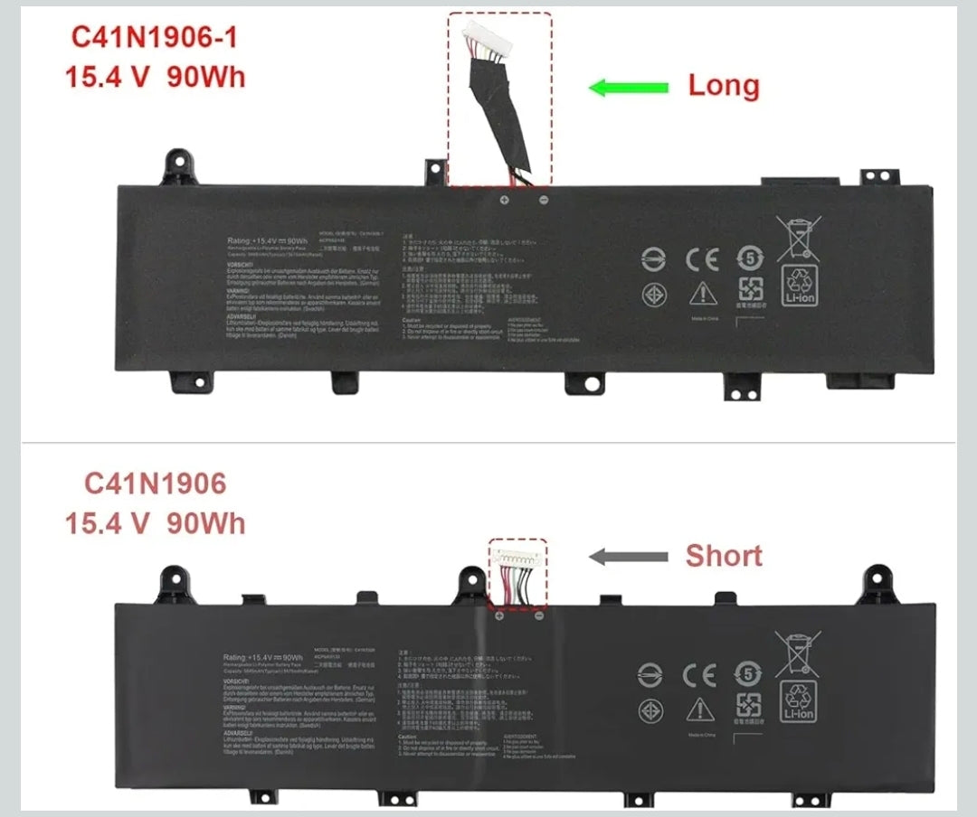 ASUS C41N1906 - C41N1906 Original Laptop Notebook Battery (1 Yr Warranty)