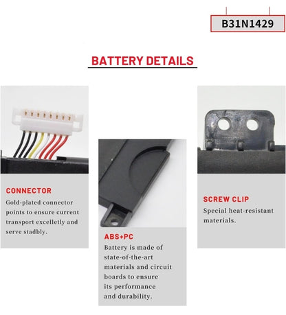 ASUS B31N1429 - B31N1429 Original Laptop Notebook Battery (1 Yr Warranty)