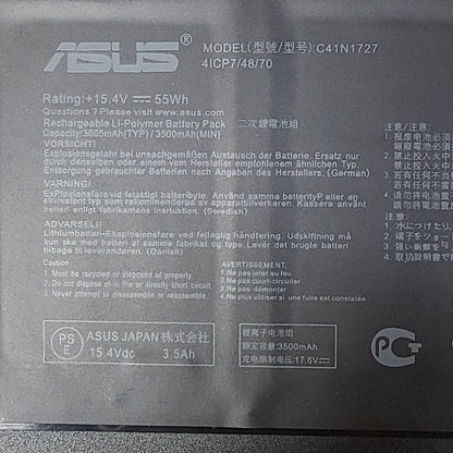 ASUS C41N1727 - C41N1727 Original Laptop Notebook Battery (1 Yr Warranty)