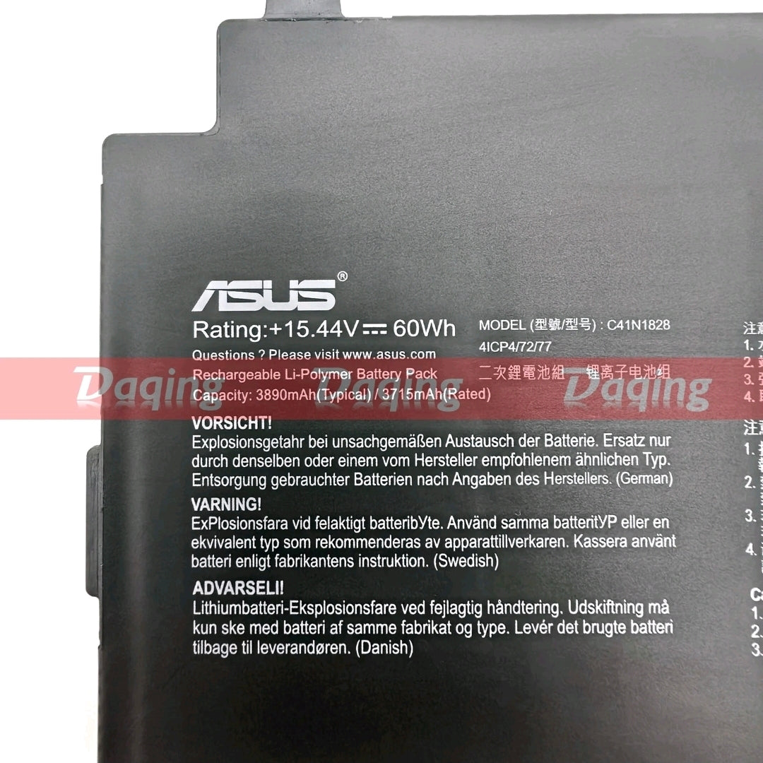 ASUS Zephyrus S GX531GV - C41N1828 Original Laptop Notebook Battery (1 Yr Warranty)