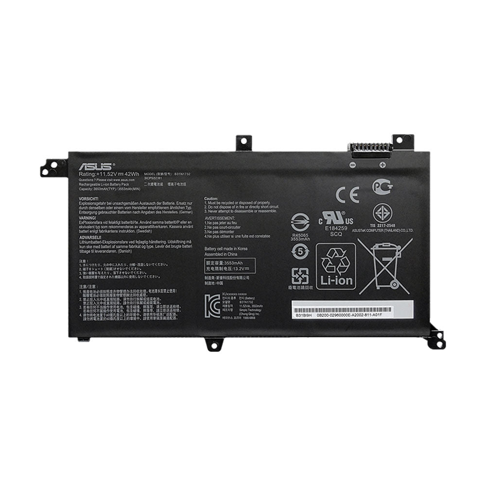 ASUS VivoBook 15 F571GT - B31N1732 Original Laptop Notebook Battery (1 Yr Warranty)
