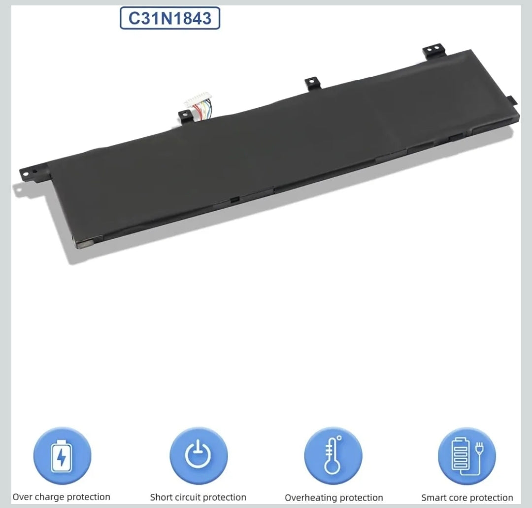 ASUS C31N1843 - C31N1843 Original Laptop Notebook Battery (1 Yr Warranty)