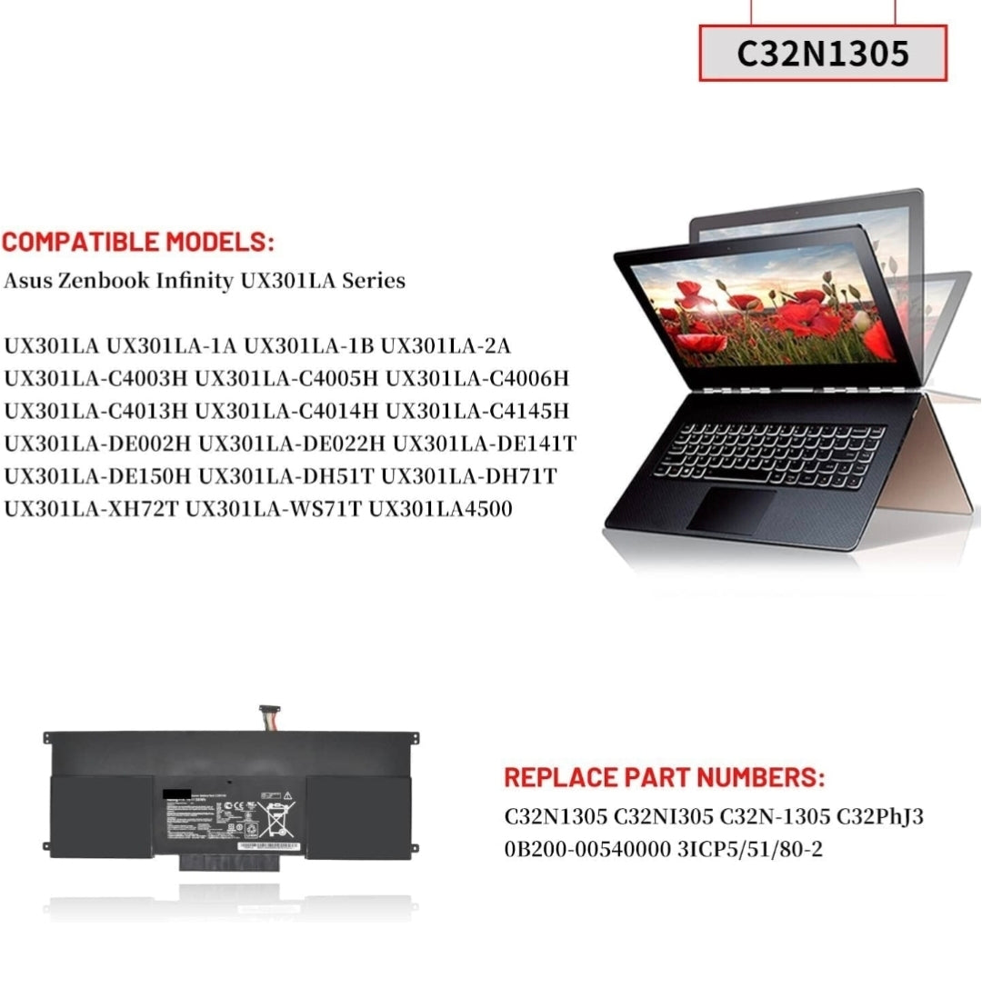 ASUS C32N1305 - C32N1305 Original Laptop Notebook Battery (1 Yr Warranty)
